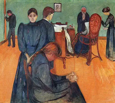 Der Tod im Krankenzimmer Edvard Munch